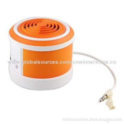 Mini Portable Speaker with 500mAh Rechargeable Battery, OEM, 3 to 6 Hours Playing Time, 90g